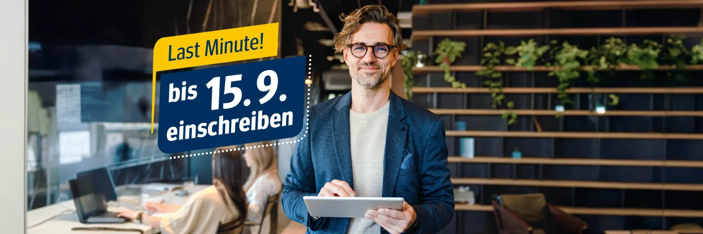 Einschreibefristverlängerung - Last Minute | WINGS-Fernstudium