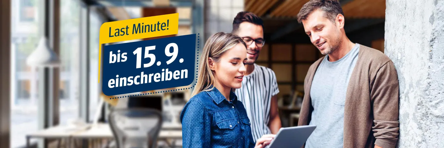 Einschreibefristverlängerung - Last Minute | WINGS-Fernstudium