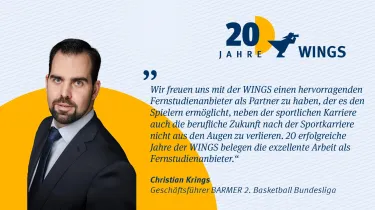 20 Jahre WINGS Christian Krings Barmer 2 Basketball | WINGS-Fernstudium