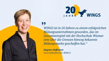Dagmar Hoffmann 20 Jahre WINGS-Fernstudium | WINGS-Fernstudium