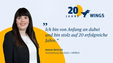 Ivonne Heinrich 20 Jahre WINGS-Fernstudium | WINGS-Fernstudium