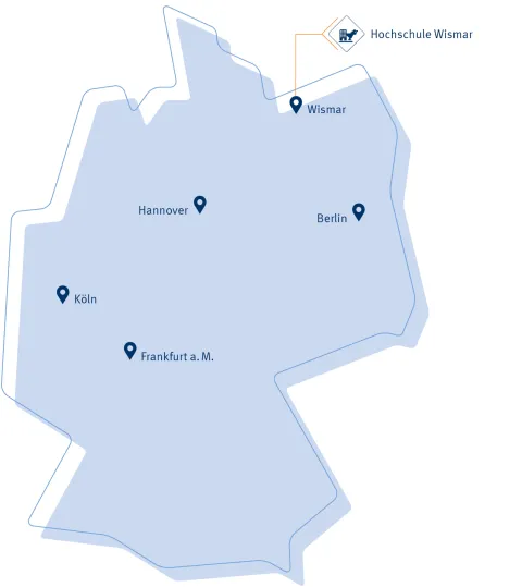 Standortkarte Weiterbildung Mediation | WINGS-Fernstudium