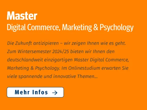 Master Digital Commerce, Marketing and Psychology - neuer Studiengang | WINGS-Fernstudium