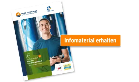 Bachelor Sportmanagement Infomaterial anfordern | WINGS-Fernstudium