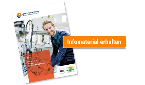 Master Quality Management Broschuere anfordern | WINGS-Fernstudium