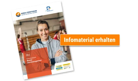 Master Sportmanagement Broschuere anfordern | WINGS-Fernstudium