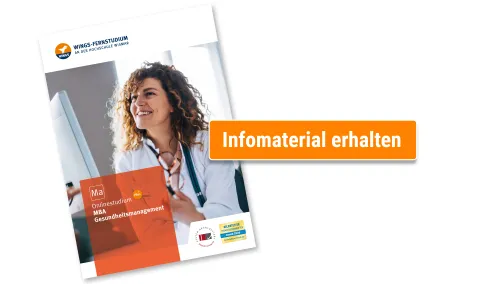 Master Gesundheitsmanagement Broschuere anfordern | WINGS-Fernstudium