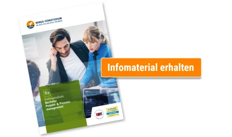 Bachelor Projekt- und Prozessmanagement Infomaterial anfordern | WINGS-Fernstudium