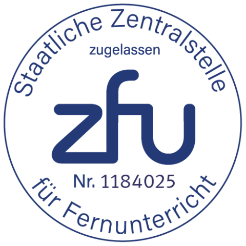 ZFU Zulassungssiegel Bachelor Wirtschaftsrecht | WINGS-Fernstudium