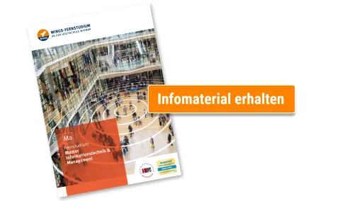Master Informationstechnik & Management Broschuere anfordern | WINGS-Fernstudium